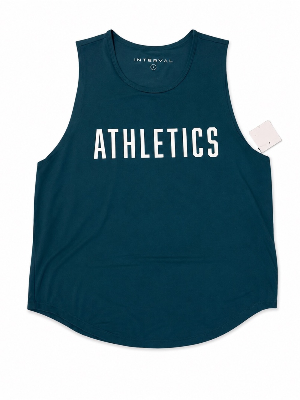 Women’s NWT Interval Teal “Athletics” Muscle Tank Top - Size Small